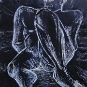 ohne Titel 70x50 Pastellkreide auf Karton