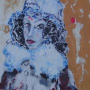 Portrait nach Schiele IV 48x36 Acryl auf Leinwand.JPG
