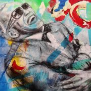 Ray 50X60 Acryl auf Leinwanf