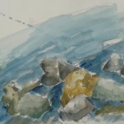 Mare Ionio I 38cm x 57cm Aquarell auf Papier