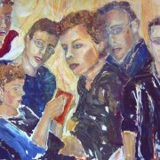 Zeitreise 70x100 Acryl auf Leinwand