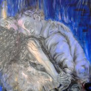Im Augenblick 100X80 Acryl auf Leinwand.JPG