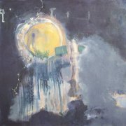 Lass die Toten schlafen und mach die Lebendigen gluecklich 30X30 Acryl auf Leinwand.JPG