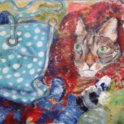 Ninia 50X60 Acryl auf Leinwand